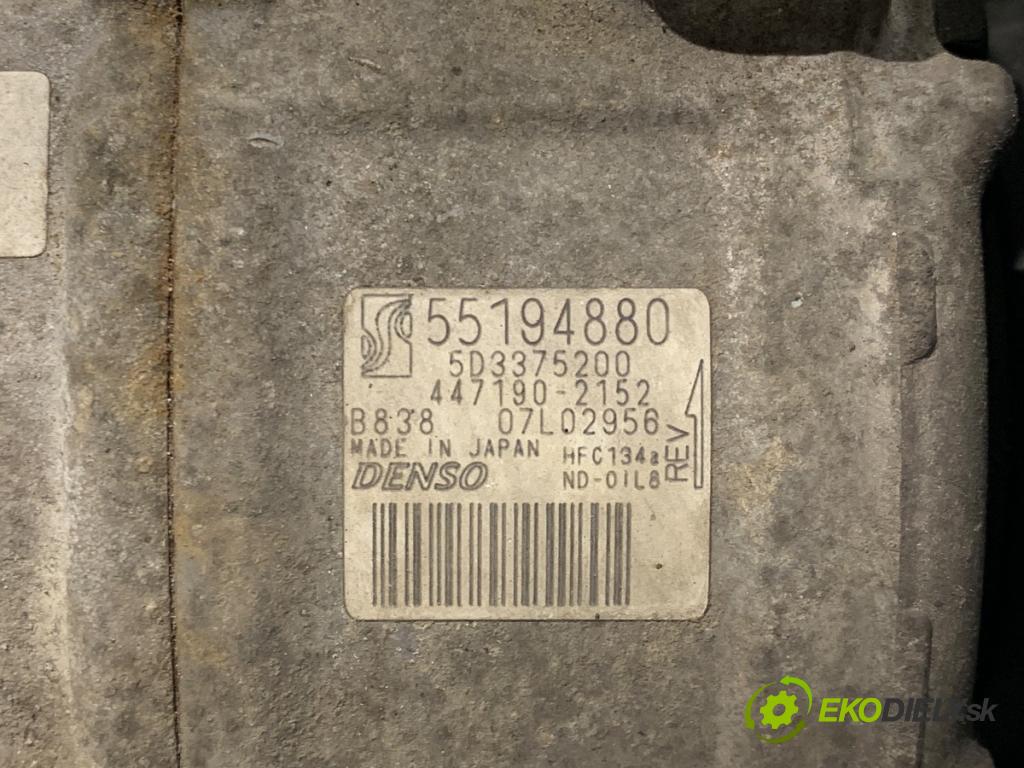 FIAT GRANDE PUNTO liftback 2009 57 kW 1.4 (199AXB11, 199AXB1A, 199BXB1A, 199AXL1A) 1368 Kompresor klimatizácie 55194880 (Kompresor klimatizácie)