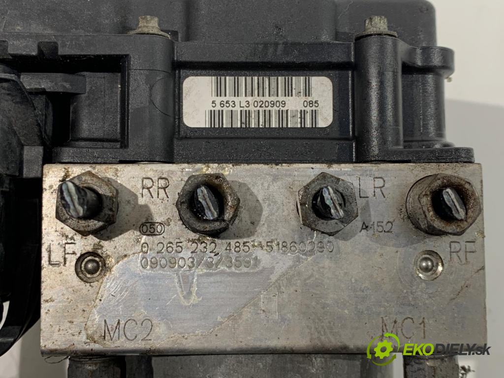 FIAT GRANDE PUNTO liftback 2009 57 kW 1.4 (199AXB11, 199AXB1A, 199BXB1A, 199AXL1A) 1368 Pumpa ABS 51860290 (Pumpa ABS)