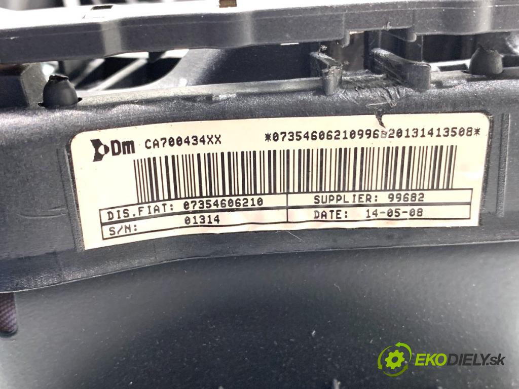 FIAT GRANDE PUNTO liftback 2009 57 kW 1.4 (199AXB11, 199AXB1A, 199BXB1A, 199AXL1A) 1368 AirBag volantu 07354606210 (Airbag)