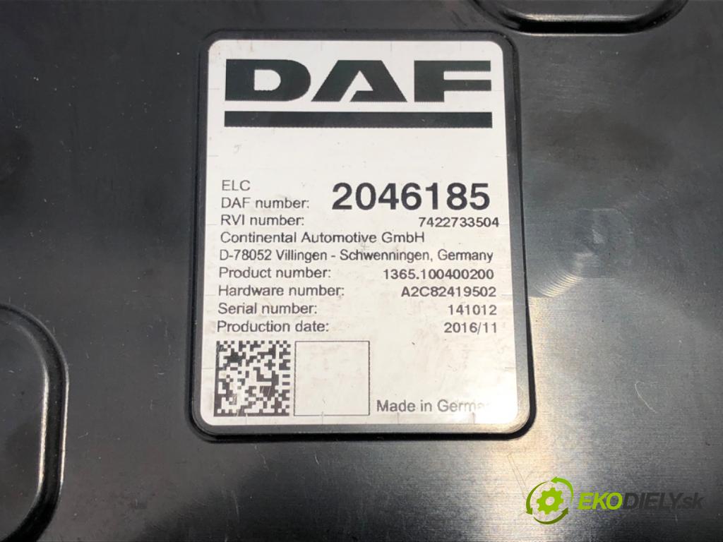 DAF XF Platforma / podwozie 2016 340 kW FA 460 340 kW [462 KM] olej napędowy 2012 - 2022 12900 Modul svetiel 2046185 (Riadiaca jednotka ostatné)