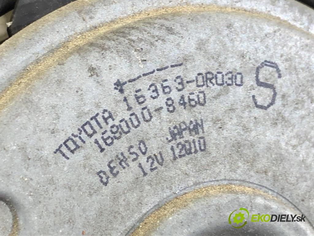 TOYOTA AVENSIS T27 Kombi 2014 91 kW 2.0 D-4D (ADT270_) 1998 ventilátor chladiče 16363-0R030 (Ventilátor)