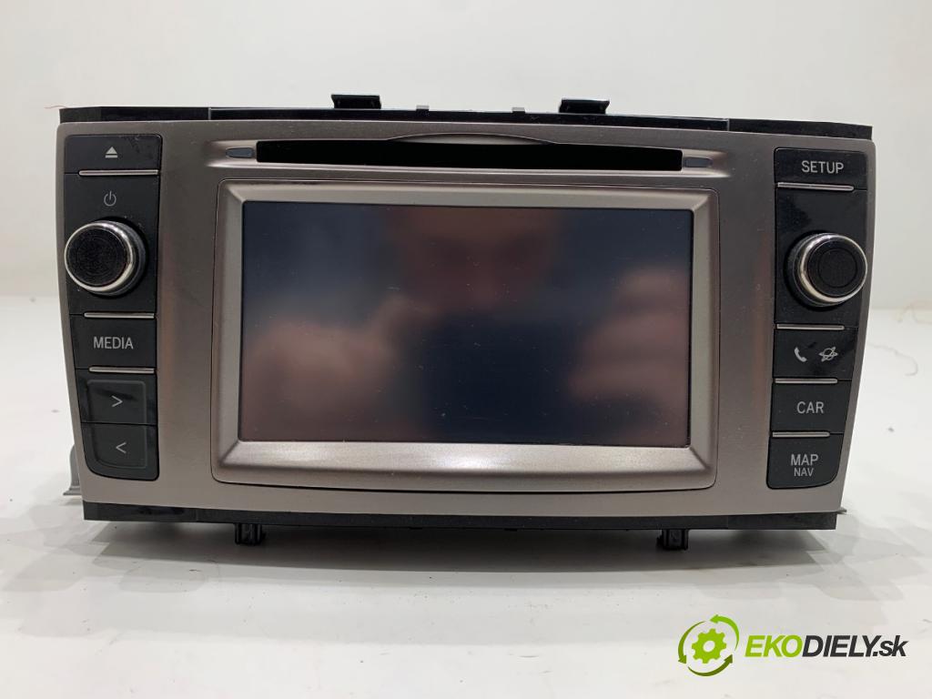 TOYOTA AVENSIS T27 Kombi 2014 91 kW 2.0 D-4D (ADT270_) 1998 RADIO 86140-05100 (Audio zariadenie)