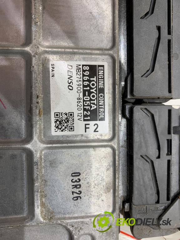 TOYOTA AVENSIS T27 Kombi 2014 91 kW 2.0 D-4D (ADT270_) 1998 riadiaca jednotka Motor 89661-05F21 (Riadiaca jednotka)