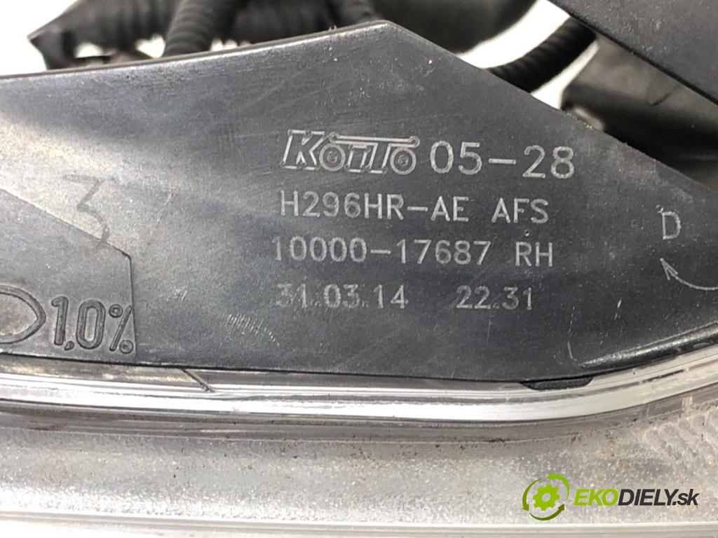 TOYOTA AVENSIS T27 Kombi 2014 91 kW 2.0 D-4D (ADT270_) 1998 světlomet pravý přední část XENON H296HR-AE
