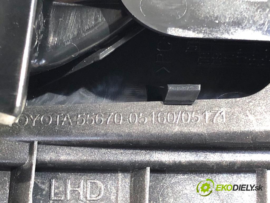 TOYOTA AVENSIS T27 Kombi 2014 91 kW 2.0 D-4D (ADT270_) 1998 mří topení přední část 55670-05160