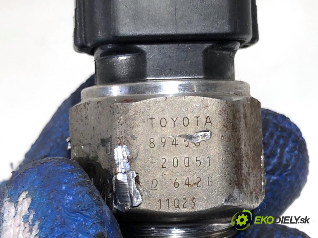 TOYOTA AVENSIS T27 Kombi 2014 91 kW 2.0 D-4D (ADT270_) 1998 Snímač tlaku paliva 89458-20051 (Snímač)