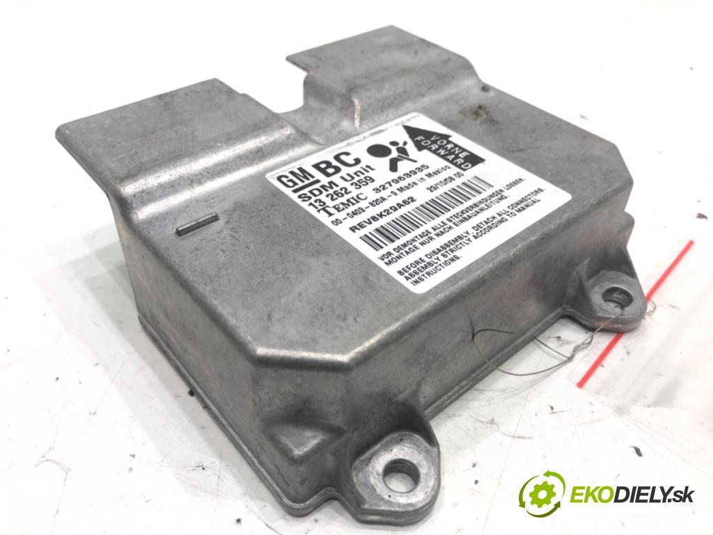 OPEL CORSA D liftback 2009 59 kW 1.2 (L08, L68) 1229 senzor airbag 13262359 (Snímač)