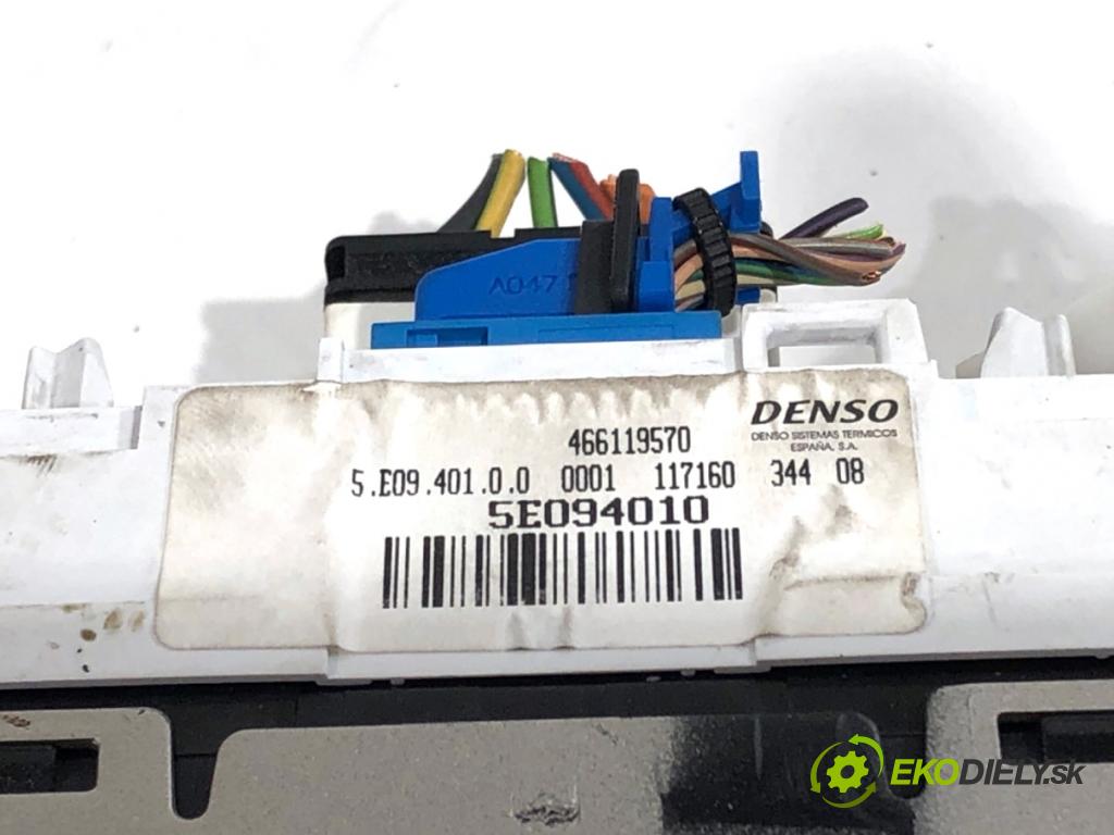 OPEL CORSA D liftback 2009 59 kW 1.2 (L08, L68) 1229 Panel ovládania kúrenia 5E094010 (Prepínacie páčky pod volantom)