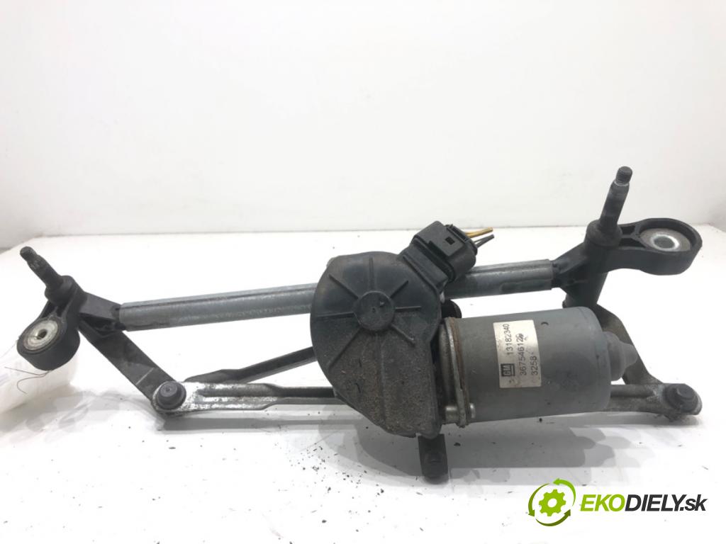 OPEL CORSA D liftback 2009 59 kW 1.2 (L08, L68) 1229 Mechanizmus stieračov predný 13182340 (Motorček stieračov predný)