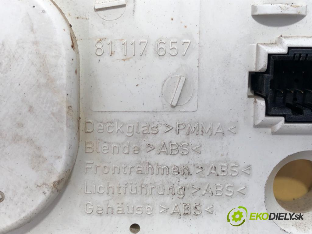 VW TRANSPORTER T4 Autobus 1995 45 kW 1.9 D 1896 Prístrojovka 81117657 (Prístrojová doska)