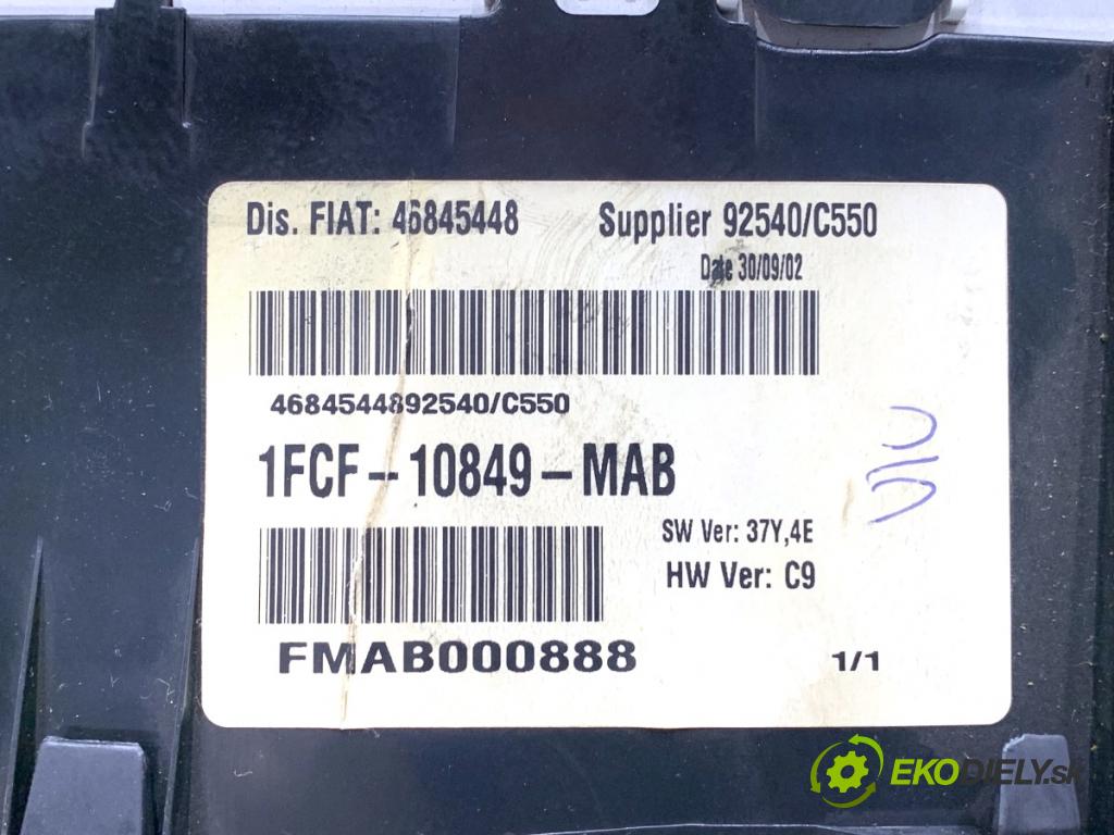 FIAT STILO liftback 2002 125 kW 2.4 20V (192_XD1A, 192AXD12) 2446 Prístrojovka 46845448 (Prístrojová doska)