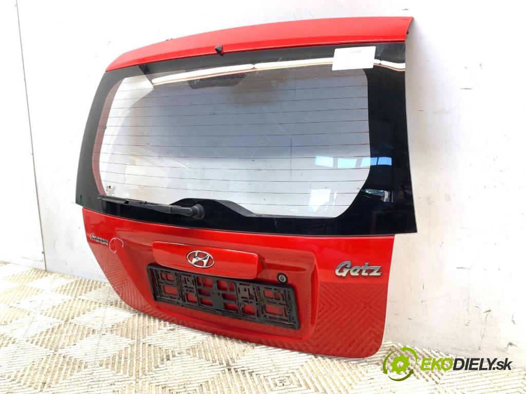 HYUNDAI GETZ liftback 2007 49 kW 1.1 1086 kapota zadní část