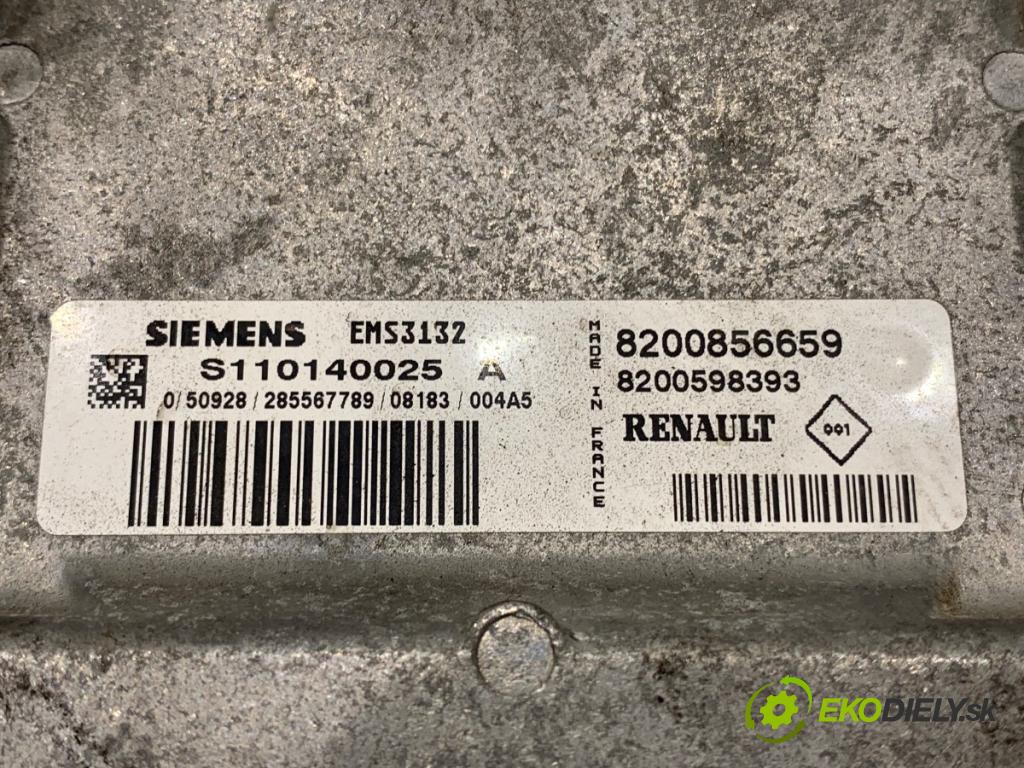 DACIA SANDERO liftback 2008 64 kW 1.6 (BS0R, BS0D, BS0B, BS0F, BS0H) 1598 riadiaca jednotka Motor 8200856659 (Riadiaca jednotka)