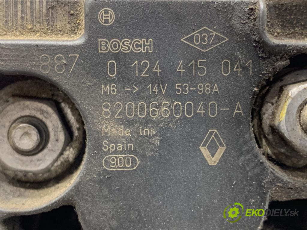 DACIA SANDERO liftback 2008 64 kW 1.6 (BS0R, BS0D, BS0B, BS0F, BS0H) 1598 Alternátor 8200660040A (Alternátor)