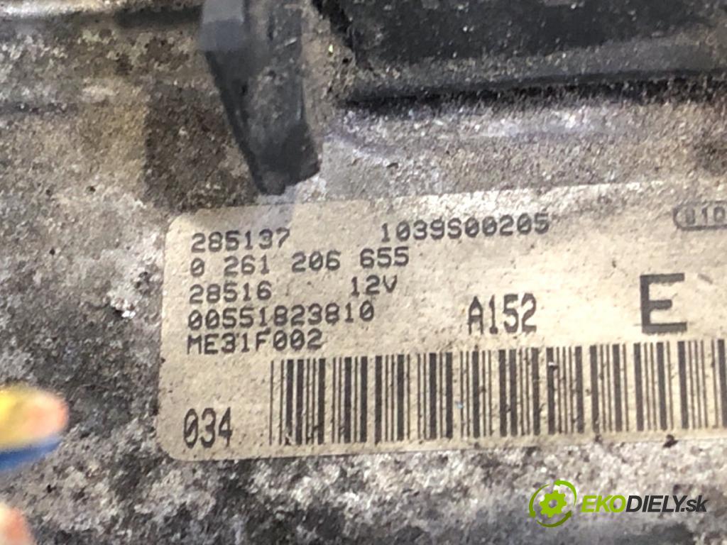 FIAT STILO liftback 2002 125 kW 2.4 20V (192_XD1A, 192AXD12) 2446 riadiaca jednotka Motor 0261206655 (Riadiaca jednotka)