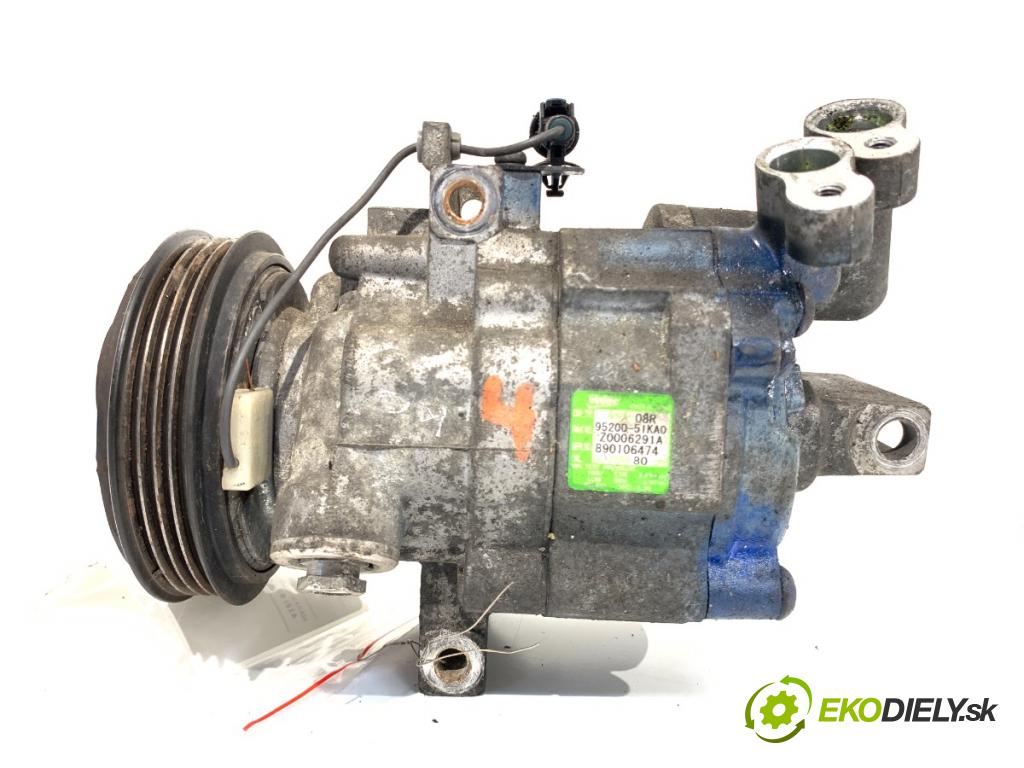SUZUKI SPLASH liftback 2010 63 kW 1.2 (A5B 412) 1242 Kompresor klimatizácie 95200-51KA0 (Kompresor klimatizácie)