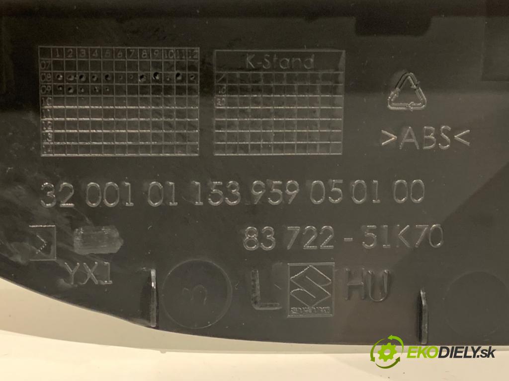 SUZUKI SPLASH liftback 2010 63 kW 1.2 (A5B 412) 1242 Prepínač okien 83722-51K70 (Prepínacie páčky pod volantom)