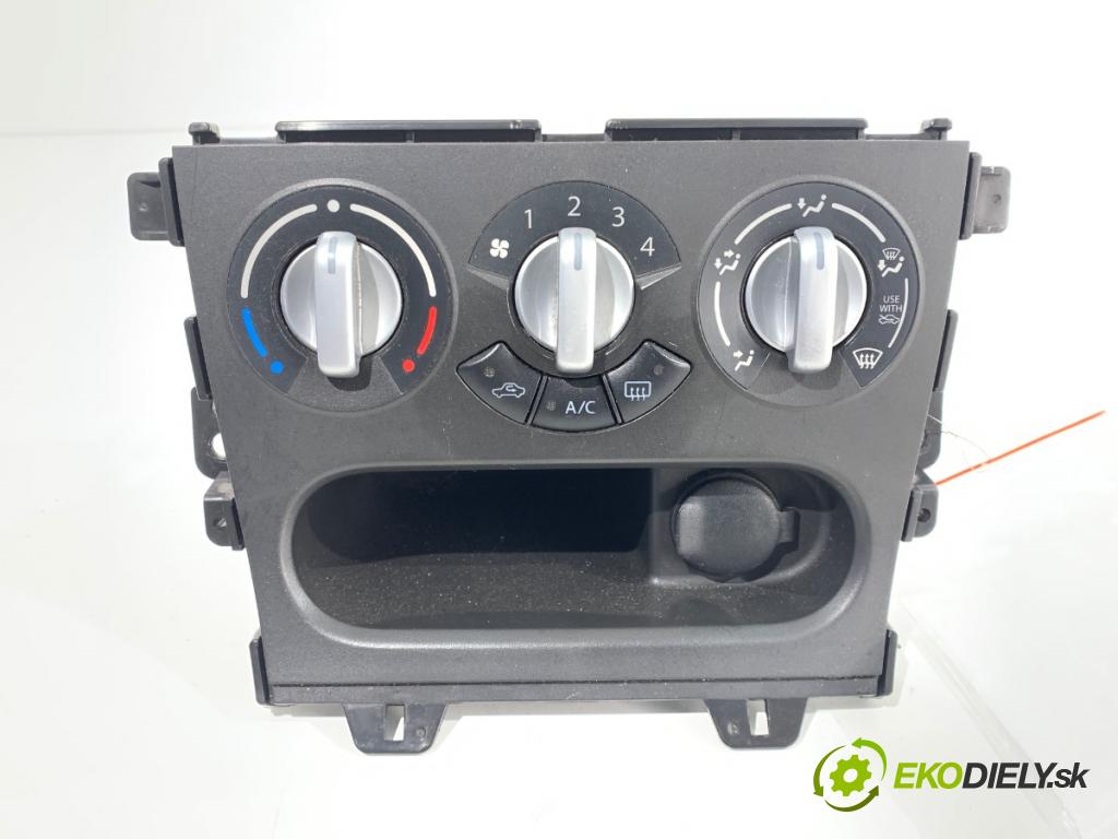 SUZUKI SPLASH liftback 2010 63 kW 1.2 (A5B 412) 1242 Panel ovládania kúrenia  (Prepínacie páčky pod volantom)