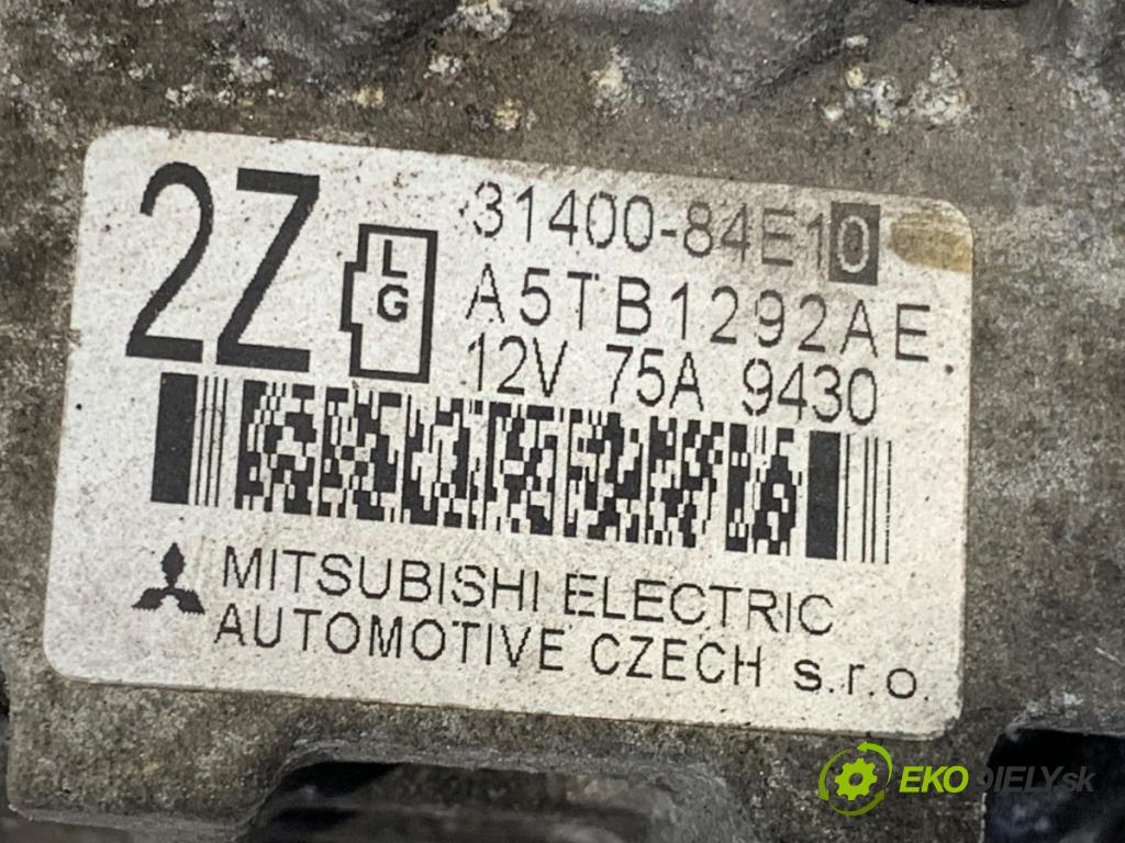 SUZUKI SPLASH liftback 2010 63 kW 1.2 (A5B 412) 1242 Alternátor 31400-84E10 (Alternátor)