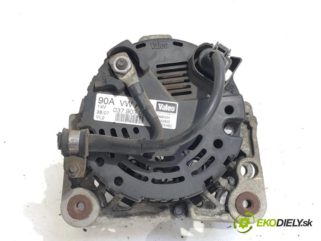 SEAT IBIZA III liftback 2008 63 kW 1.4 16V 1390 Alternátor 037903025T (Alternátor)