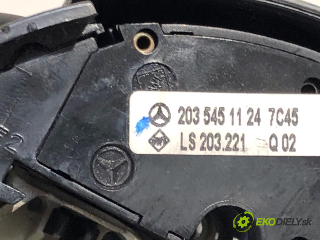 MERCEDES-BENZ CL203 coupe 2002 120 kW C 200 Kompressor (203.742) 1796 Prepínač kombinovaný 2035451124 (Prepínacie páčky pod volantom)