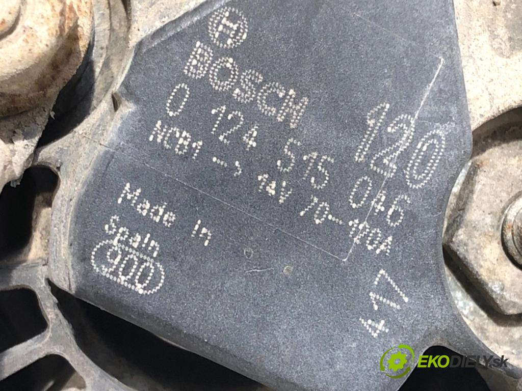 MERCEDES-BENZ CL203 coupe 2002 120 kW C 200 Kompressor (203.742) 1796 Alternátor 0124515046 (Alternátor)