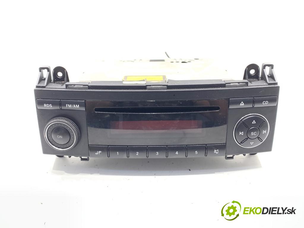 MERCEDES-BENZ W245 liftback 2006 80 kW B 180 CDI (245.207) 1991 RADIO A1698200486 (Audio zariadenie)