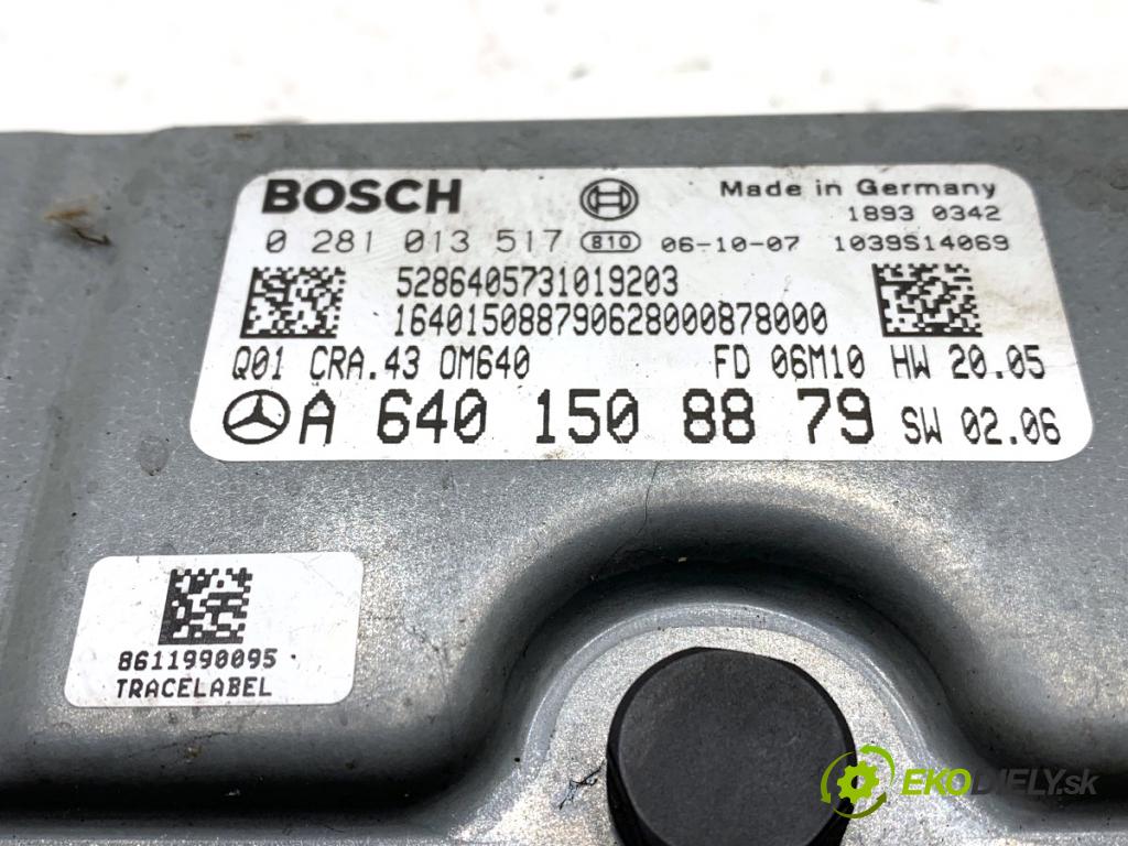 MERCEDES-BENZ W245 liftback 2006 80 kW B 180 CDI (245.207) 1991 riadiaca jednotka Motor A6401508879 (Riadiaca jednotka)