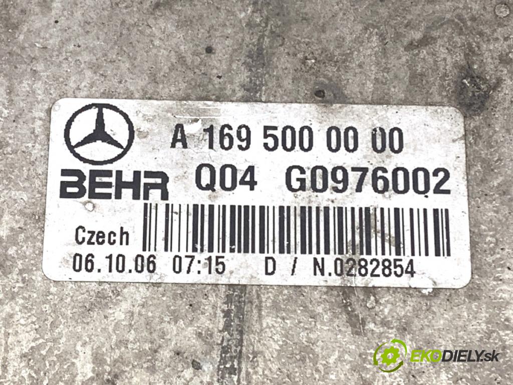 MERCEDES-BENZ W245 liftback 2006 80 kW B 180 CDI (245.207) 1991 intercooler A1695000000 (Intercooler (chladič nasávaného vzduchu))