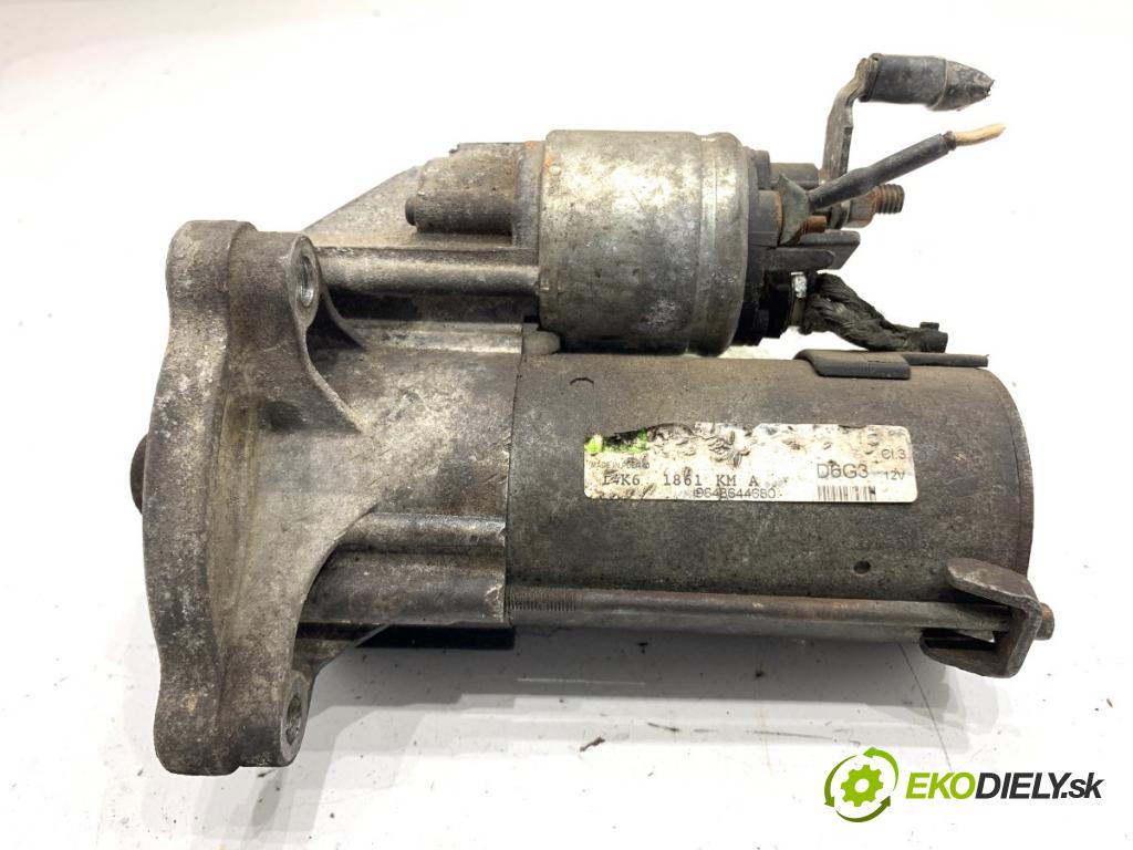PEUGEOT 206 liftback 2006 80 kW 1.6 16V 1587 Štartér 9648644680 (Štartér)