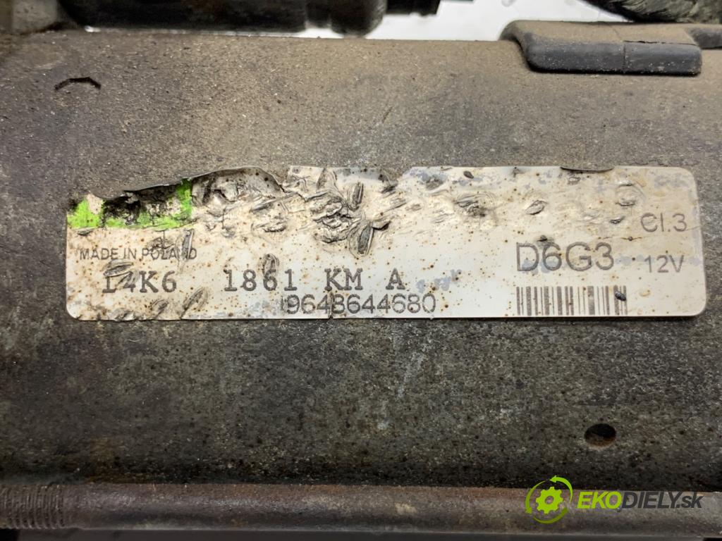 PEUGEOT 206 liftback 2006 80 kW 1.6 16V 1587 Štartér 9648644680 (Štartér)