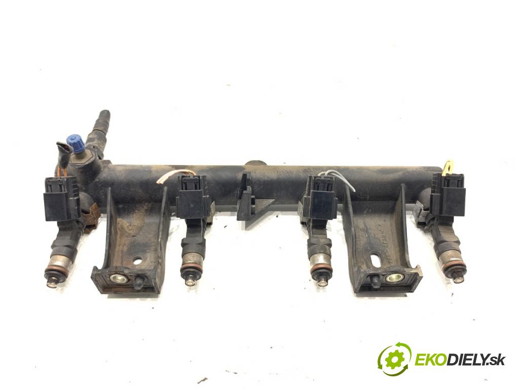 PEUGEOT 206 liftback 2006 80 kW 1.6 16V 1587 Lišta vstrekovacia 0280158057 (Vstrekovacia lišta)