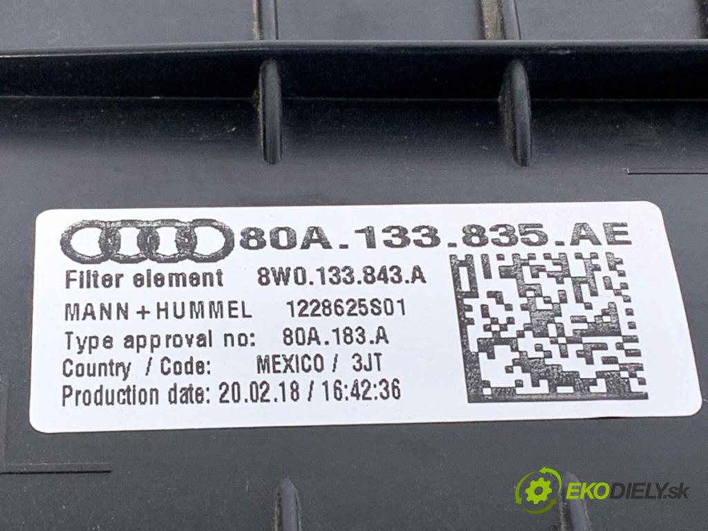 AUDI Q5 FY SUV 2018 140 kW 40 TDI quattro 1968 Obal filtra vzduchu 80A133835AE (Obal vzduchového filtra)