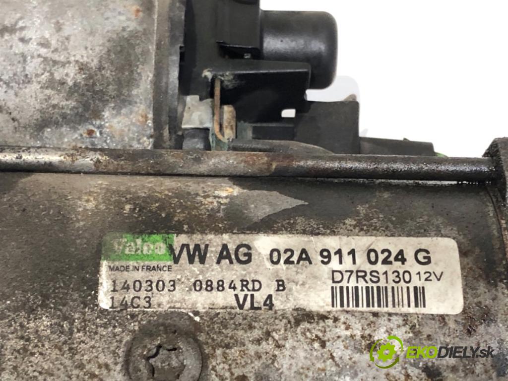 SKODA OCTAVIA I Kombi 2003 66 kW 1.9 TDI 1896 Štartér 02A911024G (Štartér)