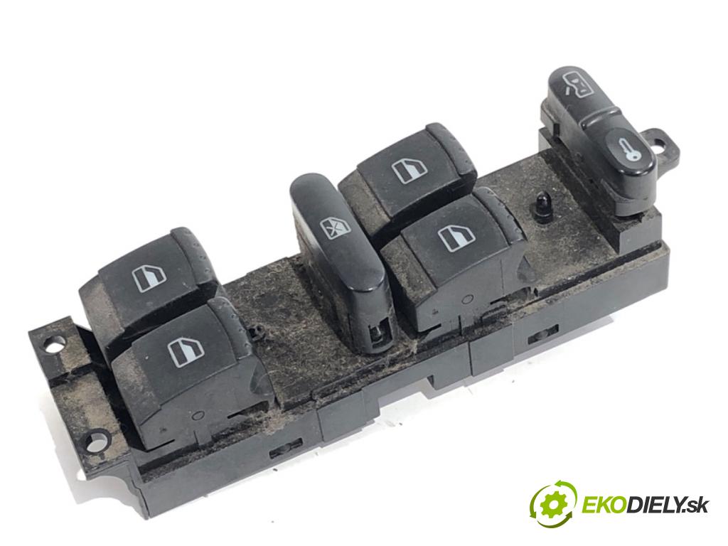 SKODA OCTAVIA I Kombi 2003 66 kW 1.9 TDI 1896 Prepínač okien 1J4959857C (Prepínacie páčky pod volantom)