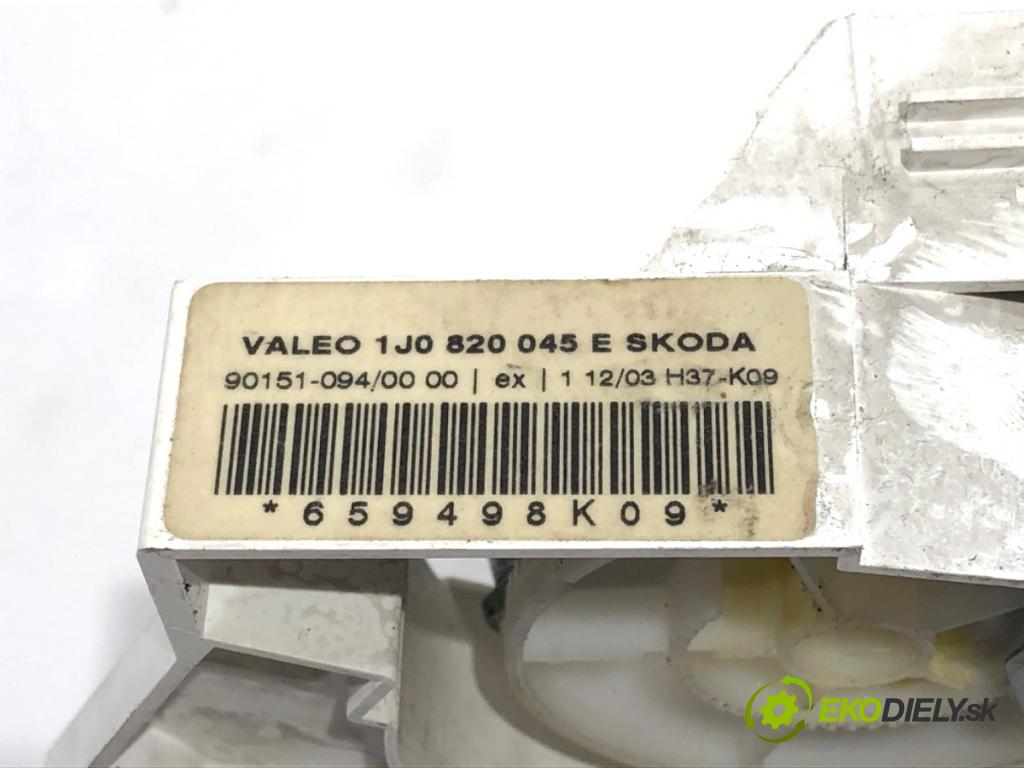 SKODA OCTAVIA I Kombi 2003 66 kW 1.9 TDI 1896 Panel ovládania kúrenia 1J0820045E (Prepínacie páčky pod volantom)