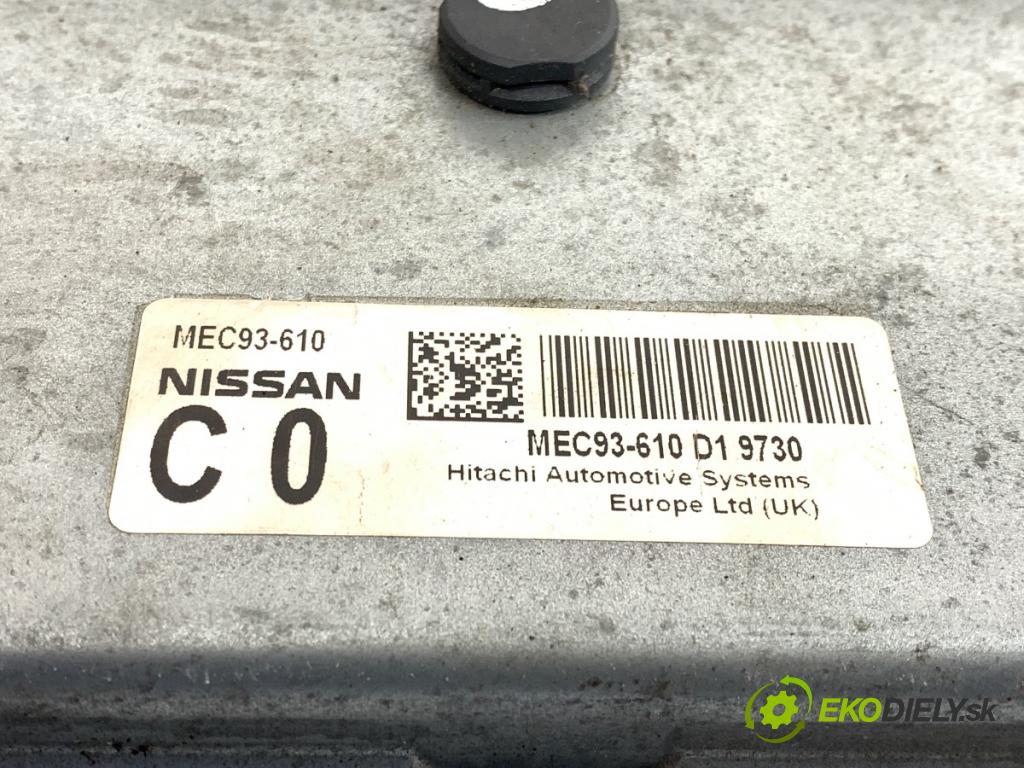 NISSAN QASHQAI J10 SUV 2009 84 kW 1.6 1598 riadiaca jednotka Motor MEC93-610 (Riadiaca jednotka)