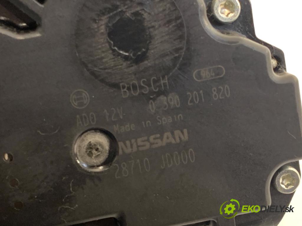 NISSAN QASHQAI J10 SUV 2009 84 kW 1.6 1598 motor stěračů zadní část 28710-JD000