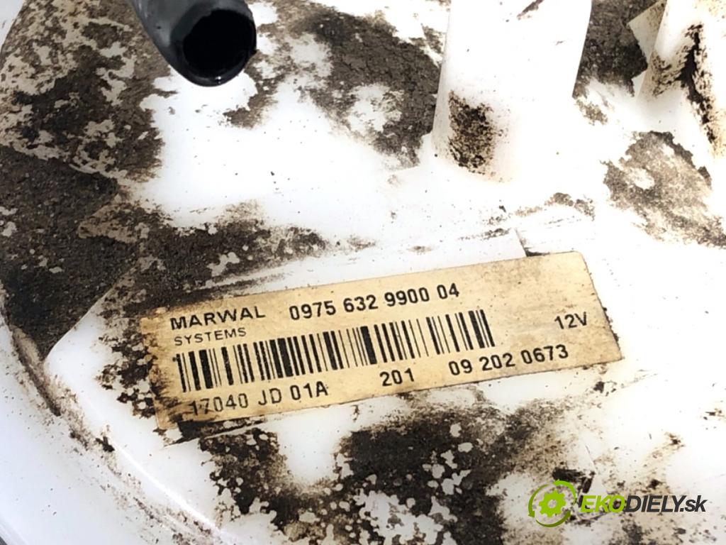 NISSAN QASHQAI J10 SUV 2009 84 kW 1.6 1598 pumpa paliva 0975632990004