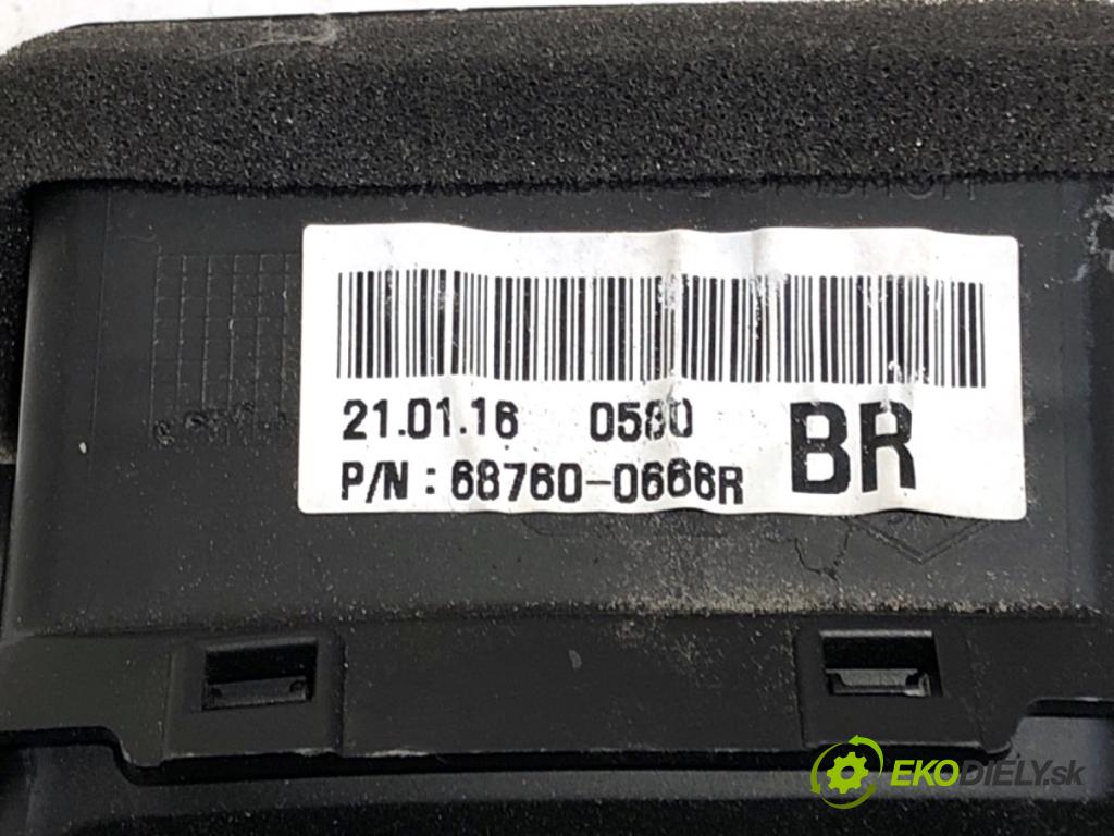 RENAULT MEGANE IV liftback 2016 151 kW 1.6 TCe 205 (B9MV) 1618 mří topení pravý přední část 687600666R