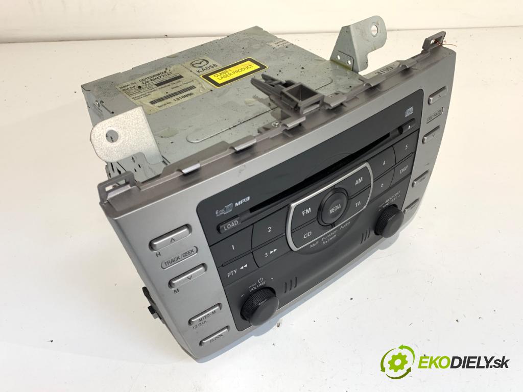 MAZDA 6 GH liftback 2008 108 kW 2.0 MZR (GHEFS) 1999 RADIO GS1E669RXA (Audio zariadenie)