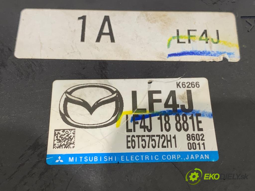MAZDA 6 GH liftback 2008 108 kW 2.0 MZR (GHEFS) 1999 řídící jednotka motora LF4J18881E (Řídicí jednotka)