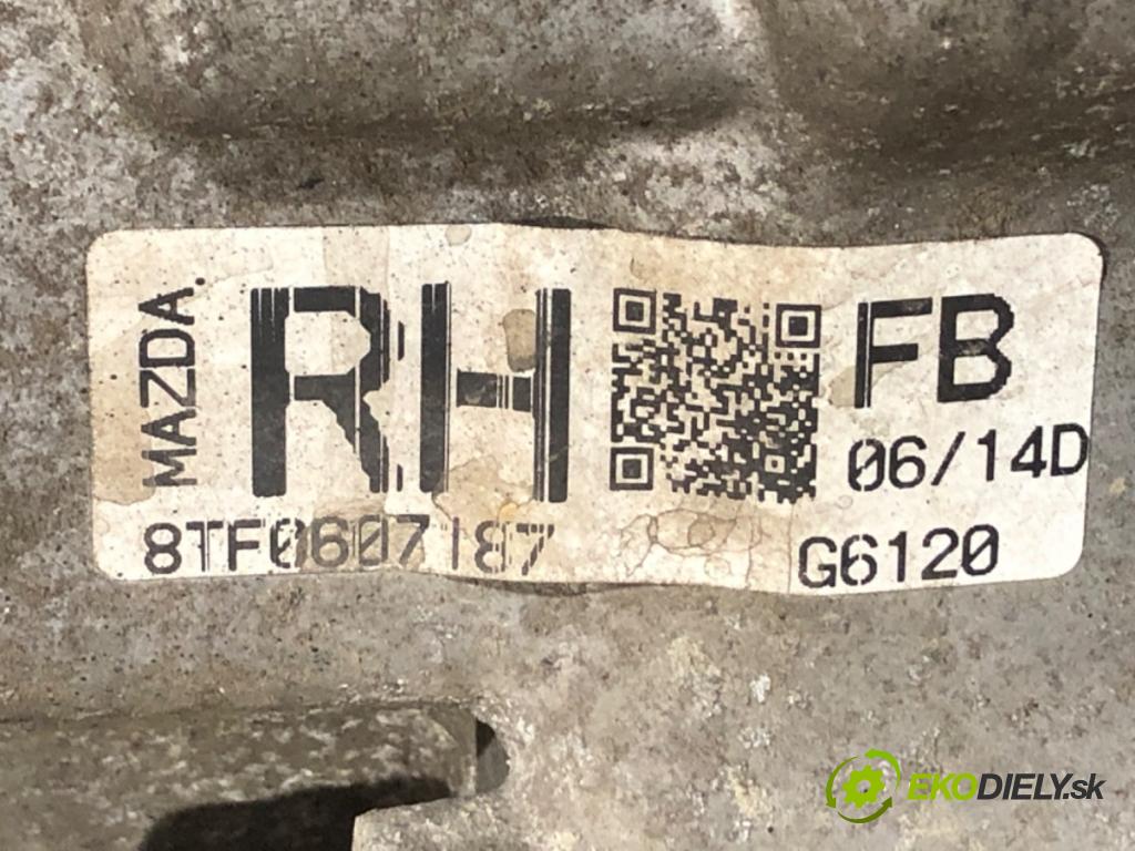 MAZDA 6 GH liftback 2008 108 kW 2.0 MZR (GHEFS) 1999 Prevodovka G6120 (Prevodovka)