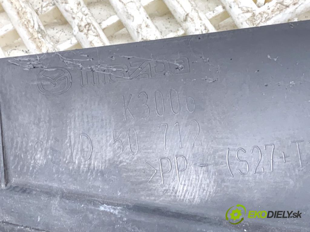 MAZDA 6 GH liftback 2008 108 kW 2.0 MZR (GHEFS) 1999 mřížka maska GS1D50712 (Přední mřížka (maska chladiče))