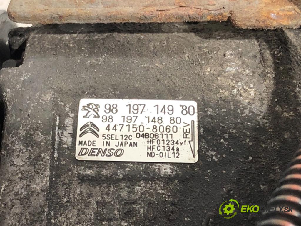 CITROEN BERLINGO II nadwozie wielkoprzestrzenne (MPV) 2018 88 kW 1.6 BlueHDi 120 1560 Kompresor klimatizácie 9819714980 (Kompresor klimatizácie)