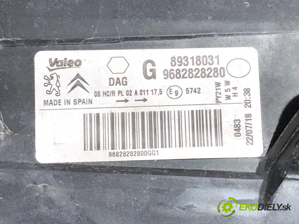 CITROEN BERLINGO II nadwozie wielkoprzestrzenne (MPV) 2018 88 kW 1.6 BlueHDi 120 1560 světlomet levý přední část 9682828280