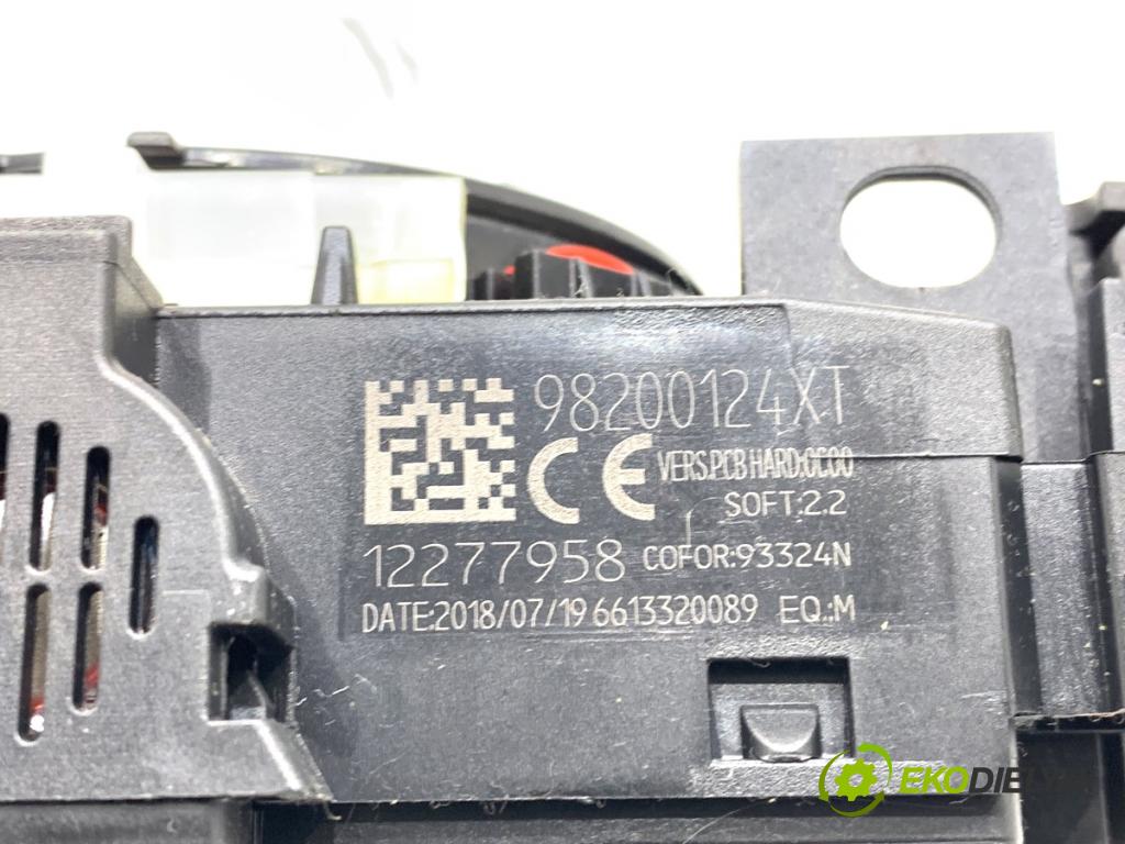 CITROEN BERLINGO II nadwozie wielkoprzestrzenne (MPV) 2018 88 kW 1.6 BlueHDi 120 1560 Prepínač kombinovaný 98200124XT (Prepínacie páčky pod volantom)