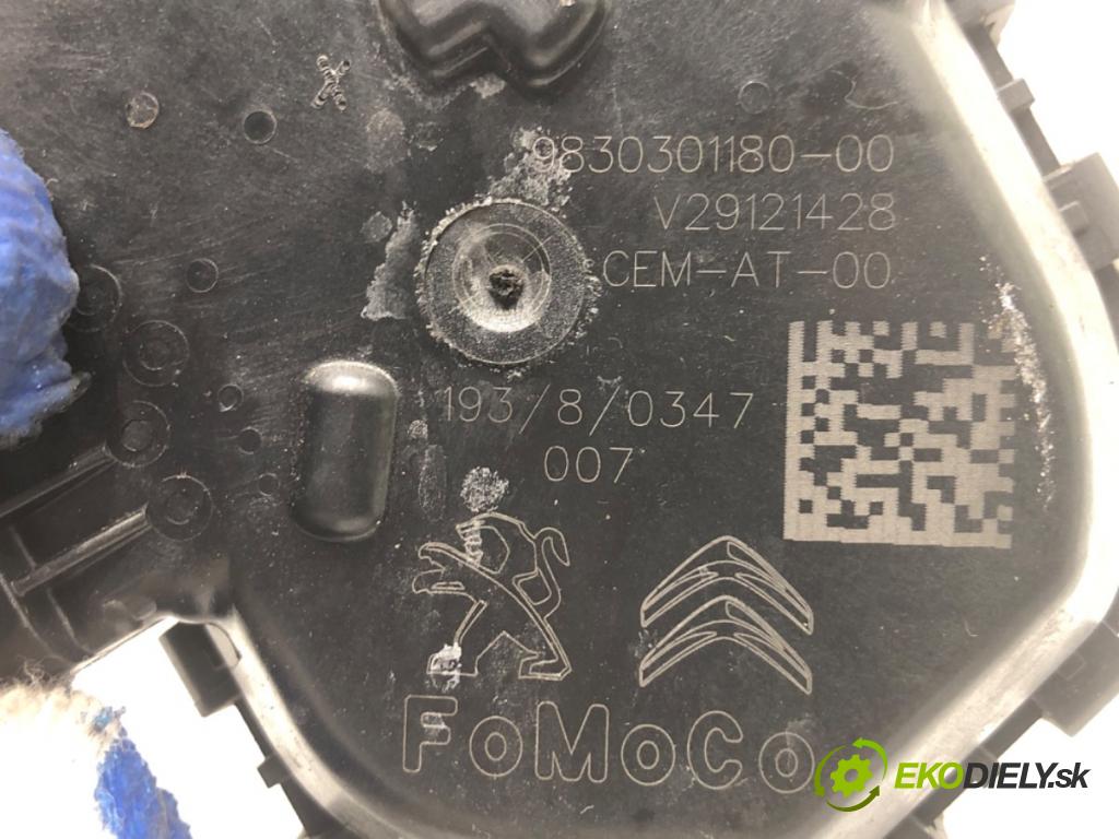 CITROEN BERLINGO II nadwozie wielkoprzestrzenne (MPV) 2018 88 kW 1.6 BlueHDi 120 1560 Škrtiaca klapka 9830301180 (Škrtiaca klapka)