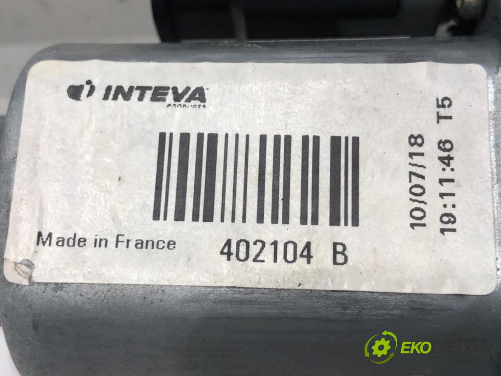 CITROEN BERLINGO II nadwozie wielkoprzestrzenne (MPV) 2018 88 kW 1.6 BlueHDi 120 1560 mechanismus okna pravý přední část 402104B