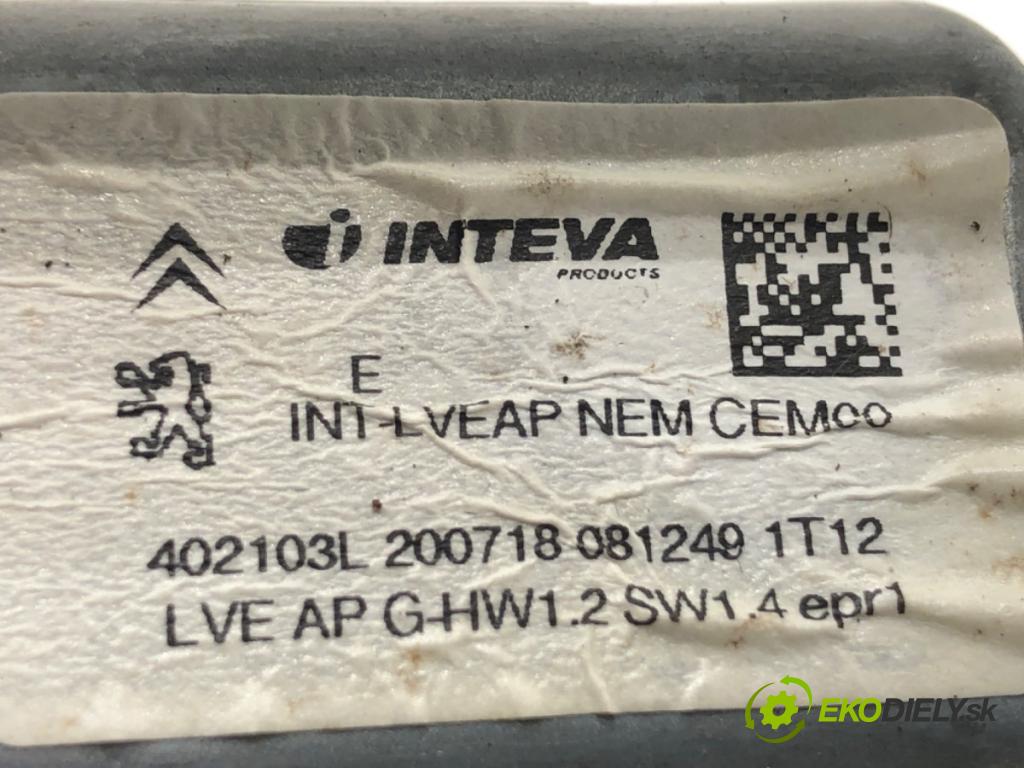 CITROEN BERLINGO II nadwozie wielkoprzestrzenne (MPV) 2018 88 kW 1.6 BlueHDi 120 1560 mechanismus okna levý přední část 402103L